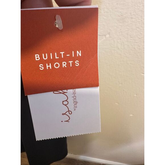 Isabel Maternity Black Pull on Athletic Dress With Shorts Size Large - Picture 7 of 10